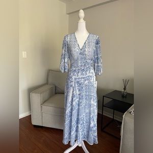 Calvin Klein 2 piece wrap dress